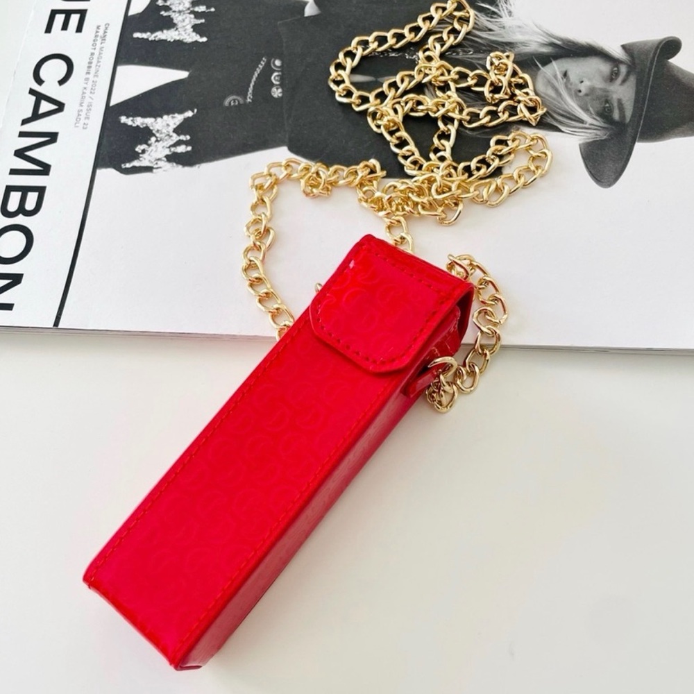 Christian Louboutin‎ Lipstick Case with Crossbody Chain